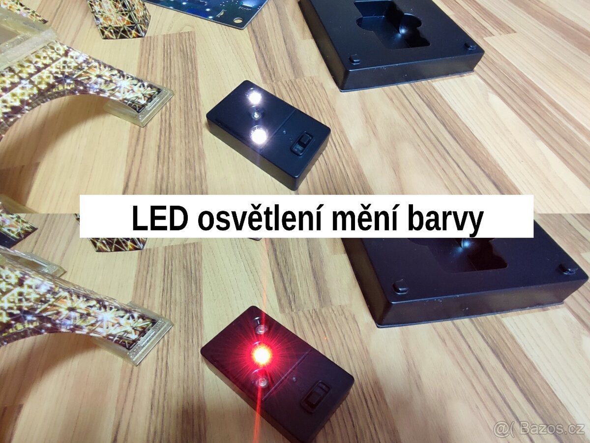 3D Puzzle Eiffelova věž - led osvětlení, 216 dílků - 4