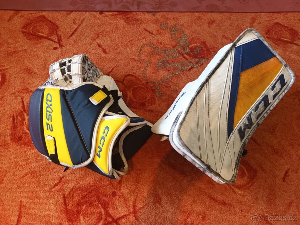 Brankářská lapačka CCM AXIS 2 + vyrážečka CCM Eflex 5,custom - 4