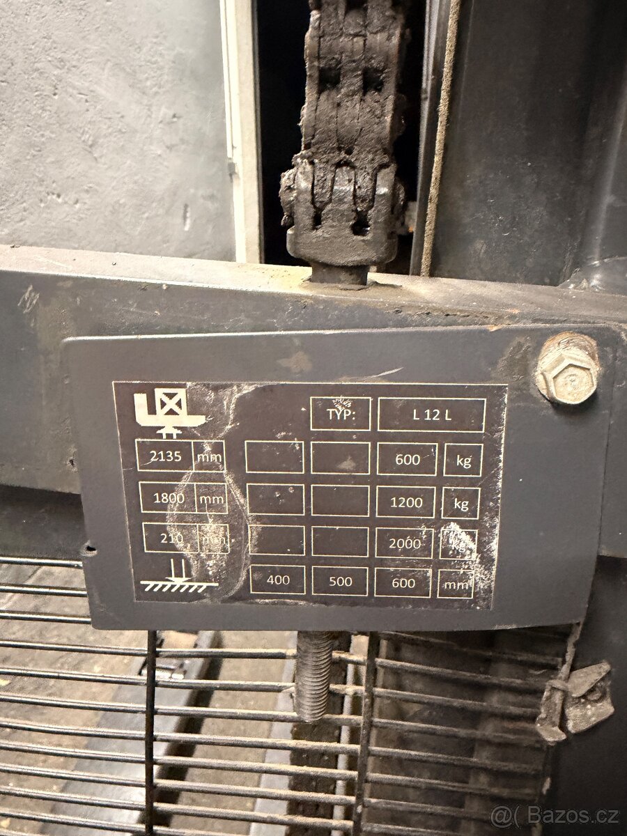 Elektrický vysokozdvižný vozík Linde L12 za 33.000Kč - 4