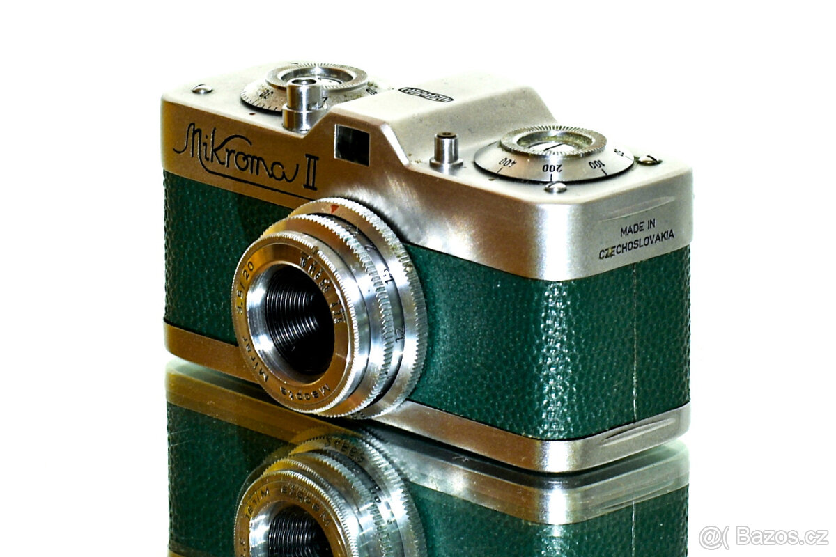 Mikroma II Meopta TOP STAV tmavě zelená FUNKČNÍ - 4