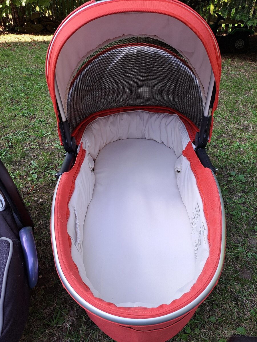 Kočárek X-lander a Maxi-cosi autosedačka Cabrio-fix s bází - 4