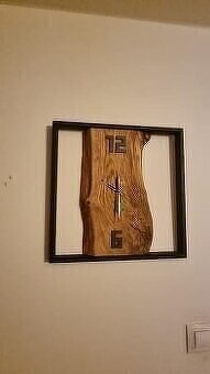 masivní dřevěné hodiny - 4