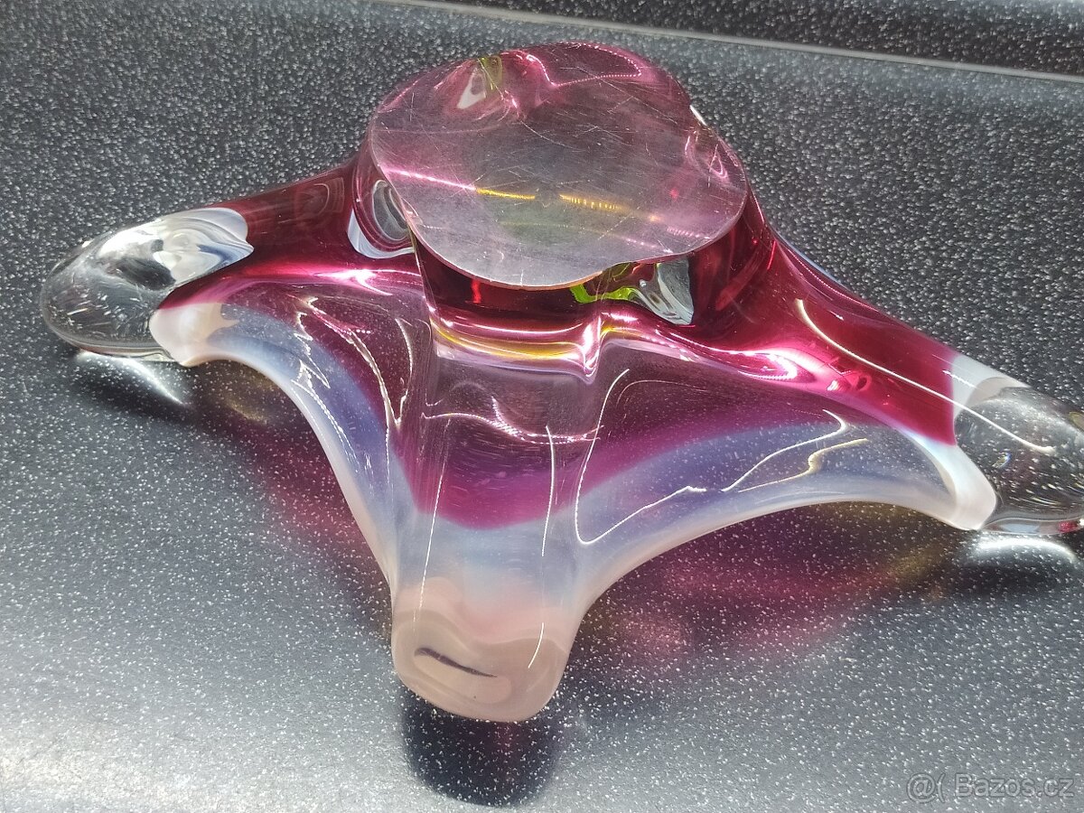 Mísa po mamince - hutní sklo - 4