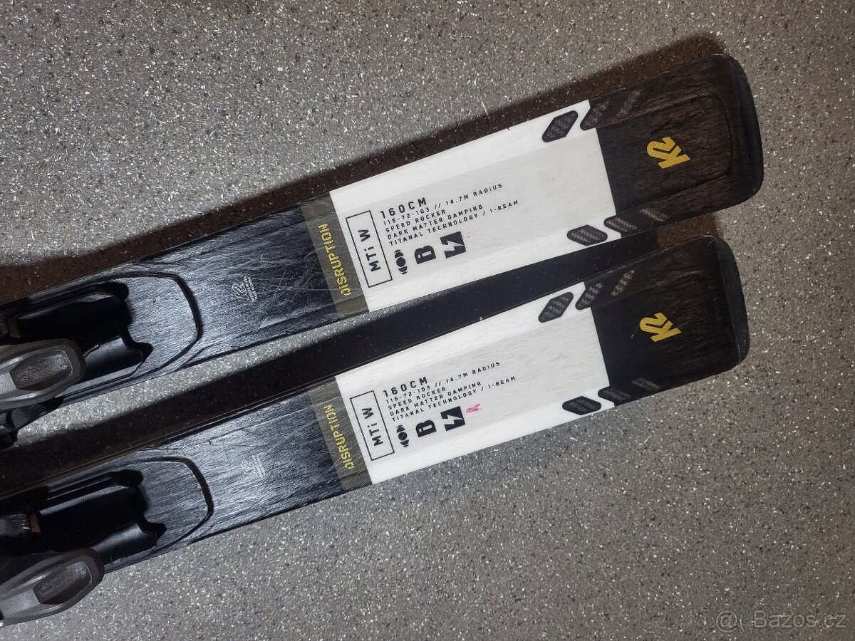 SJEZD. CARV. LYŽE K2 DISRUPTION MTI - W - 160 CM - 4