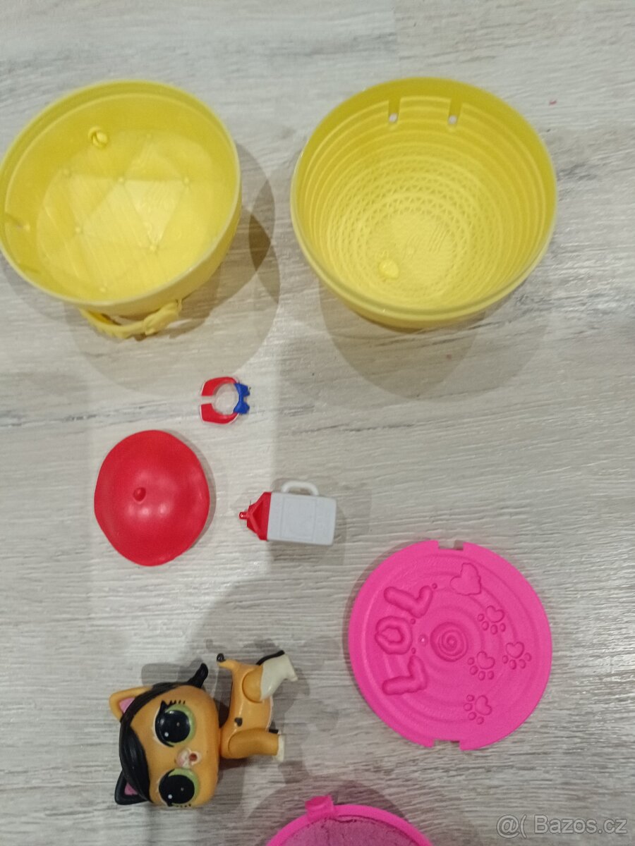 MGA LOL Surprise Pets series_růžová a žlutá koule - 4