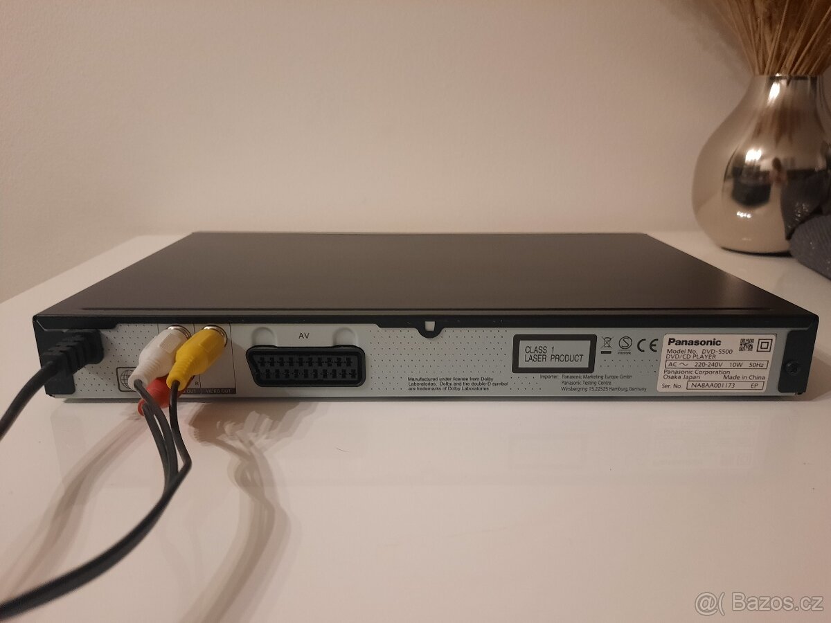 Panasonic CD a DVD přehrávač + dálkový ovladač - 4