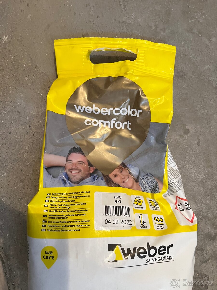 Spárovací hmota Weber (různé barvy) - 4