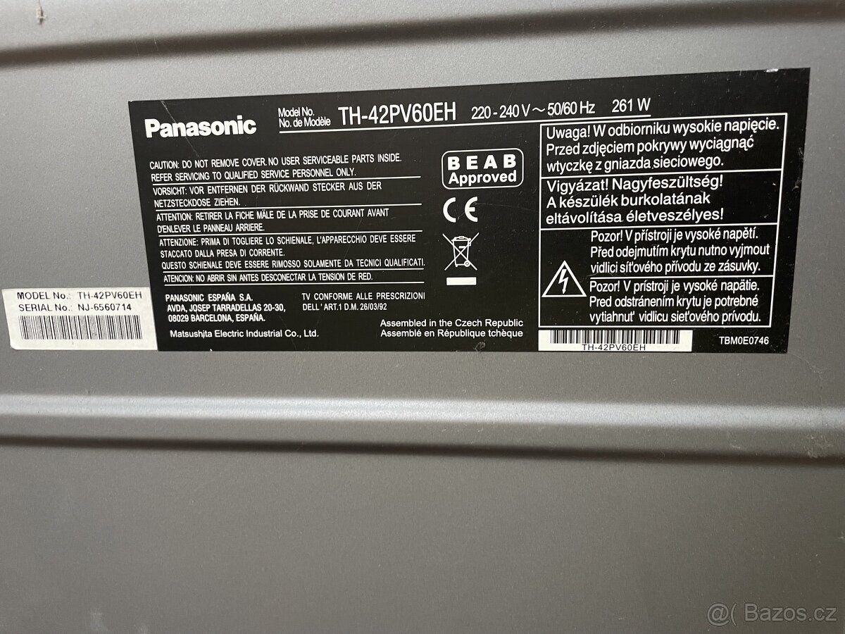 Plazmová televize Panasonic - 4