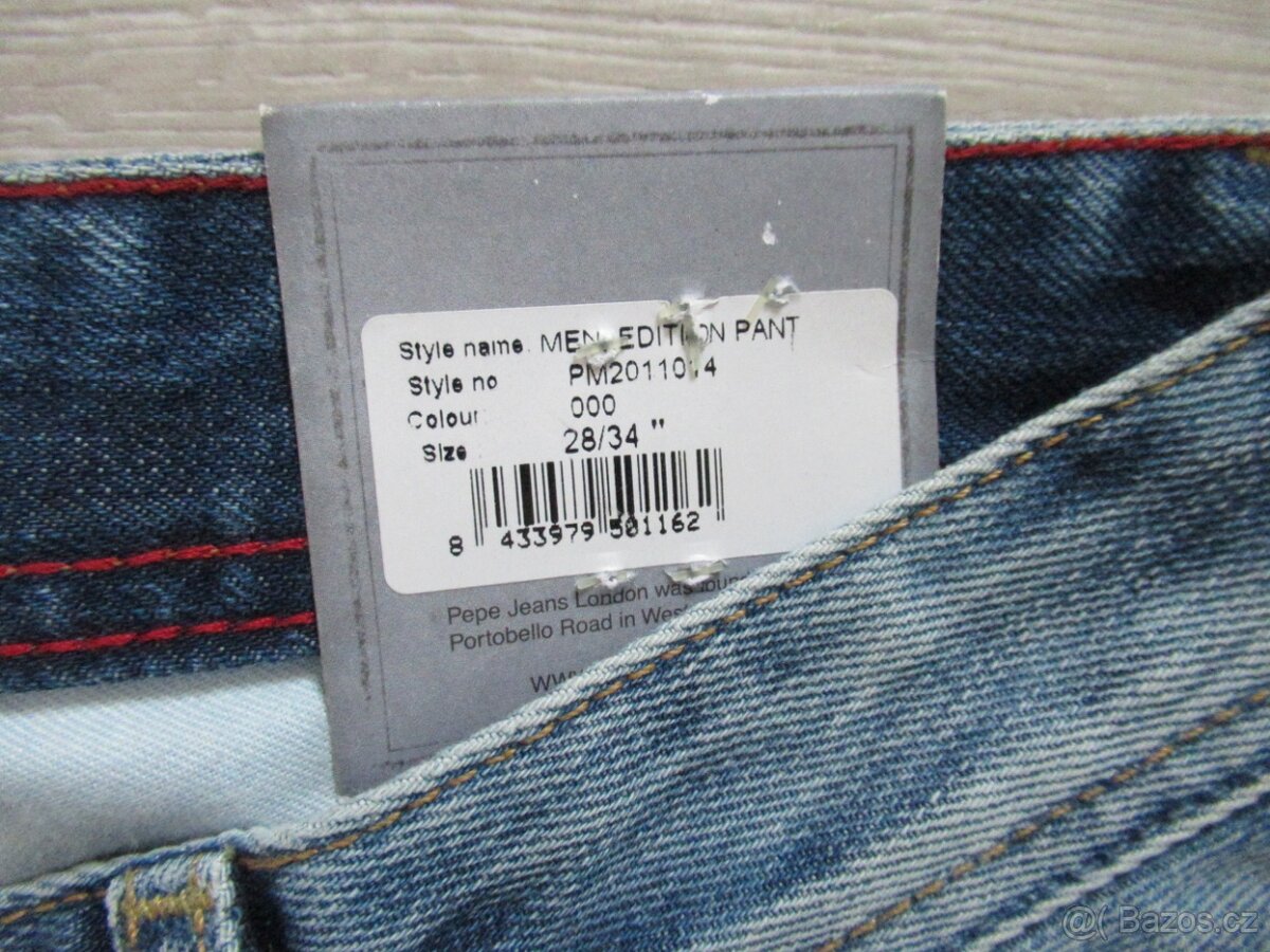 nové pánské džíny PEPE JEANS 28/34 - 4