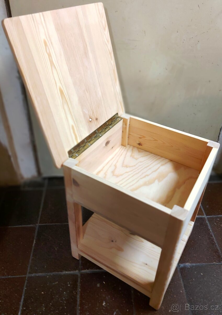 Stolička s úložným prostorem.. - 4