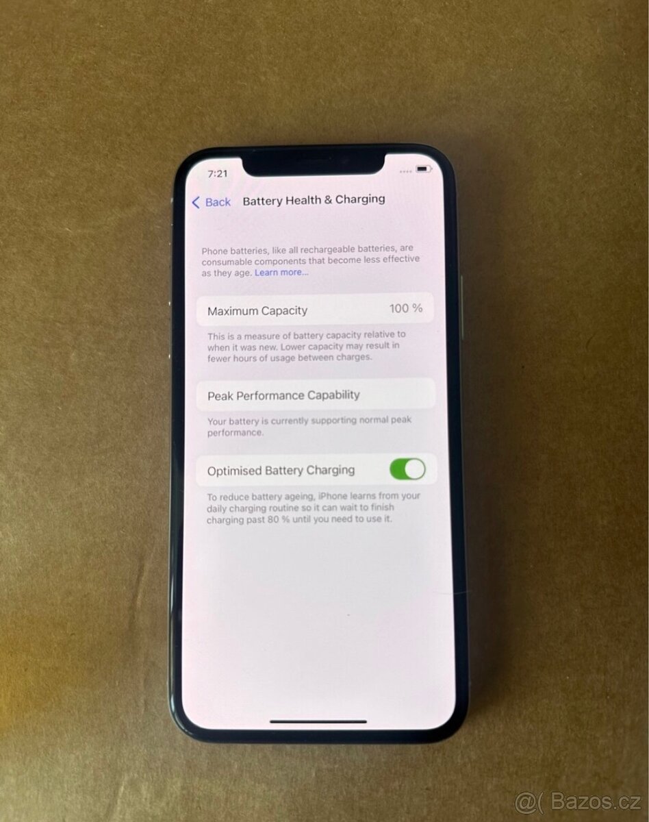iPhone X 64 GB Silver – 100 % baterie - 4