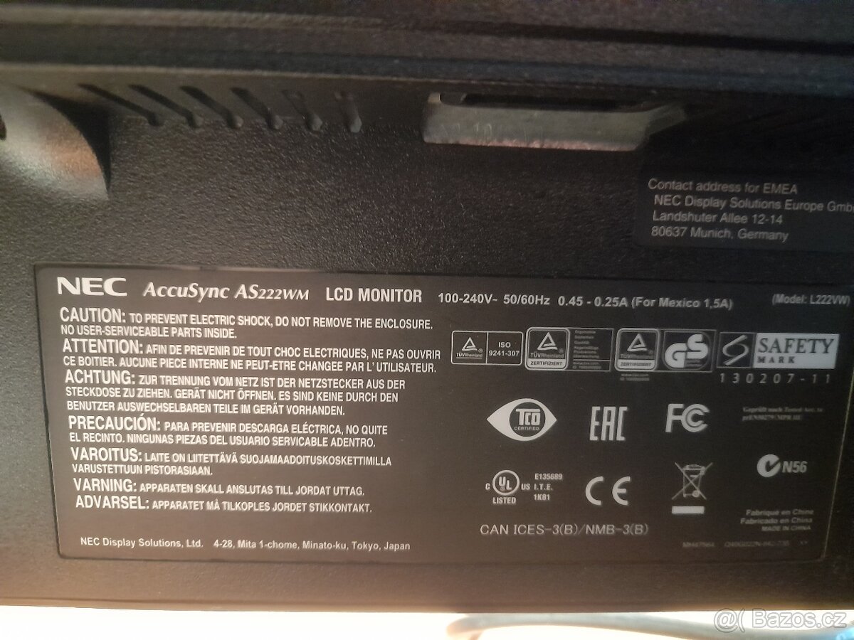 Monitor NEC 22" - 4