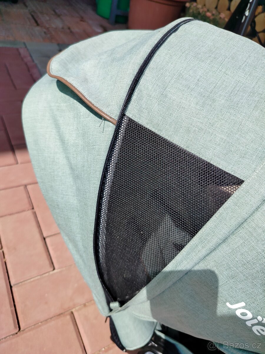Khaki moc hezky kočárek Joie - 4