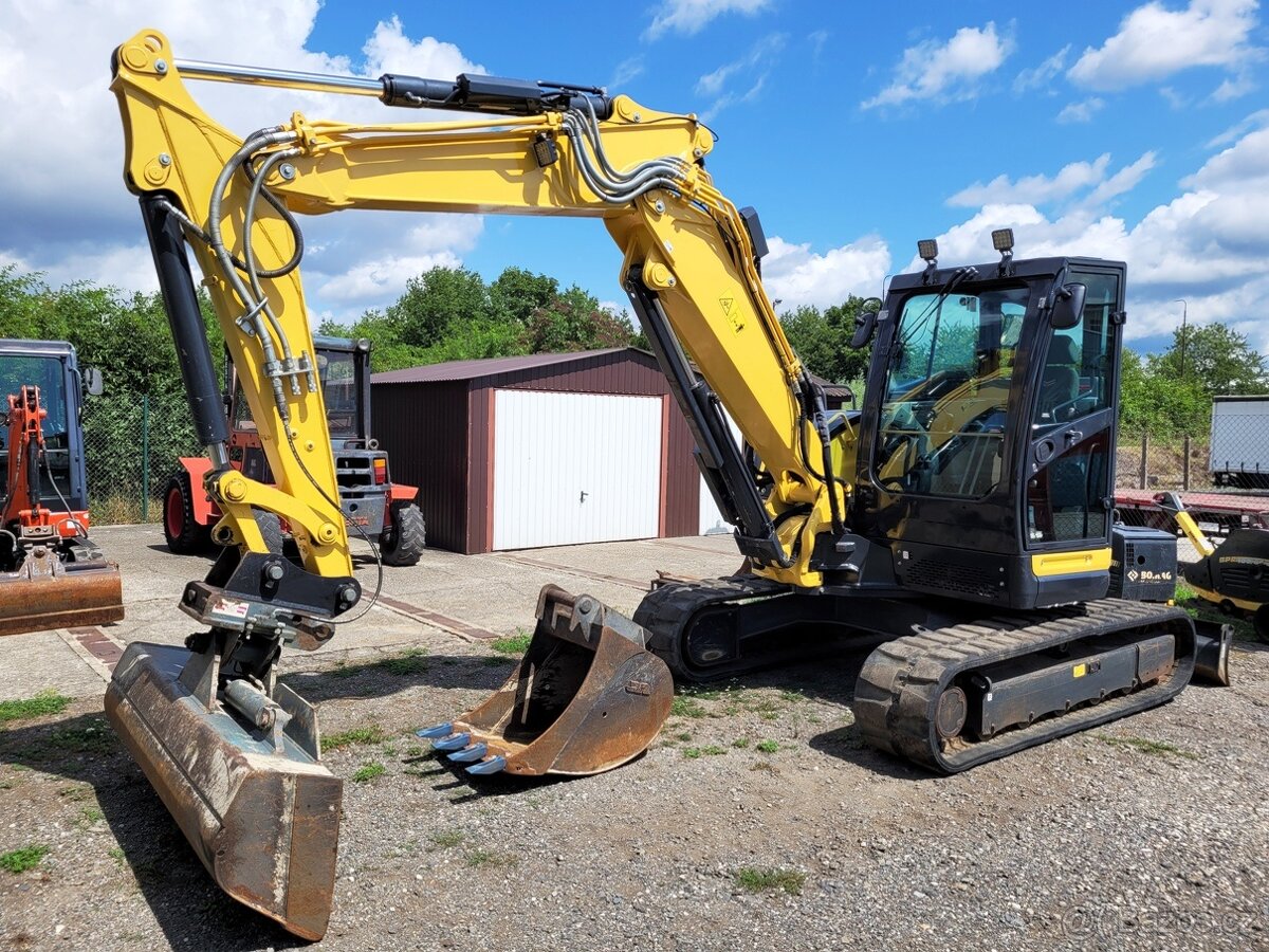 minibagr Yanmar VIO 80-1A - dělené rameno - 4
