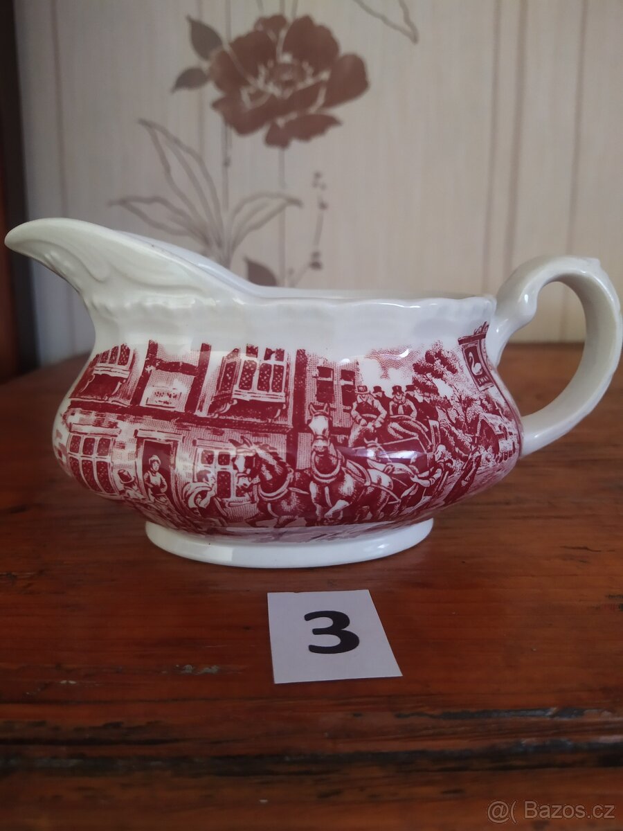 Anglický porcelán - omáčníky - 4