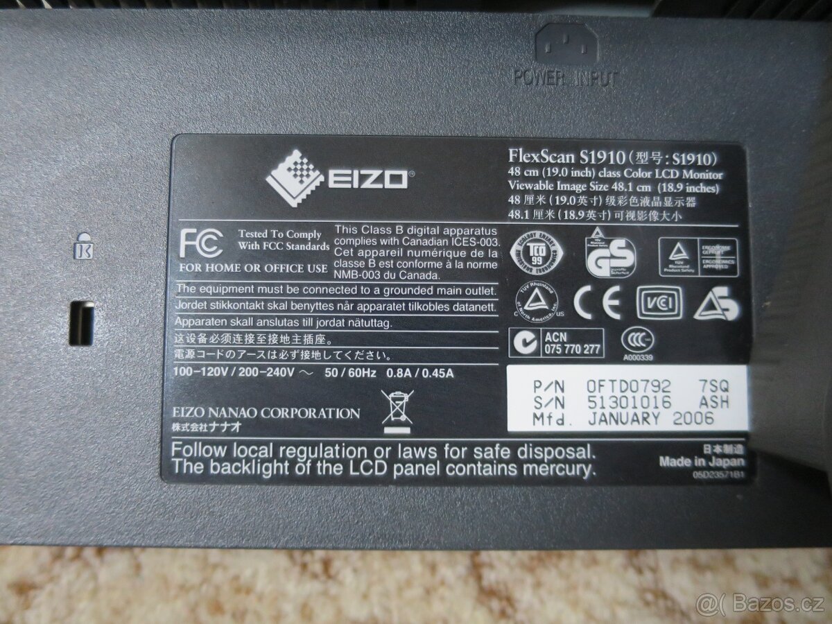 Monitor Eizo FlexScan S1910 - 4
