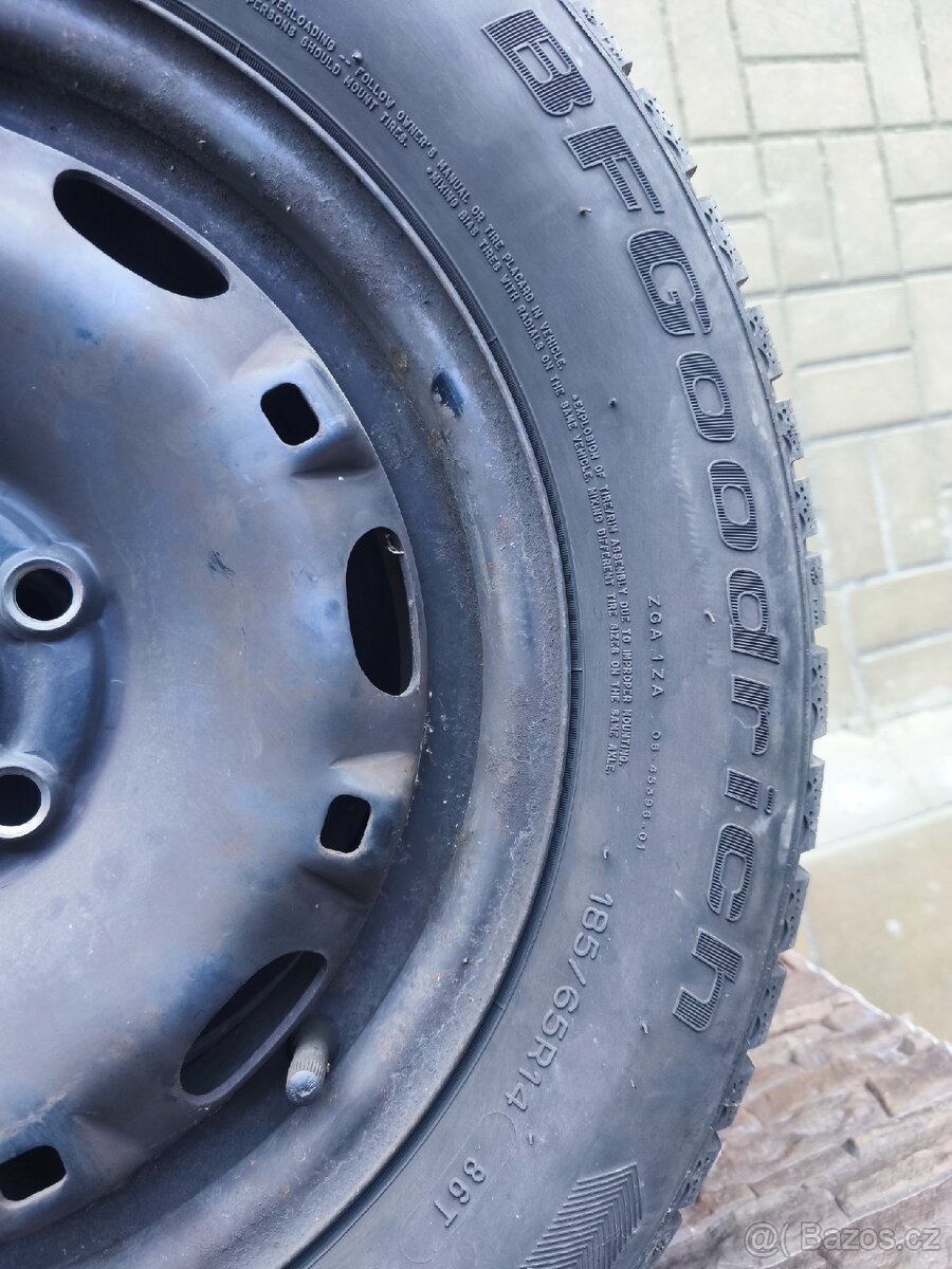 Disky škoda s pneu 185/65 R14 - 4
