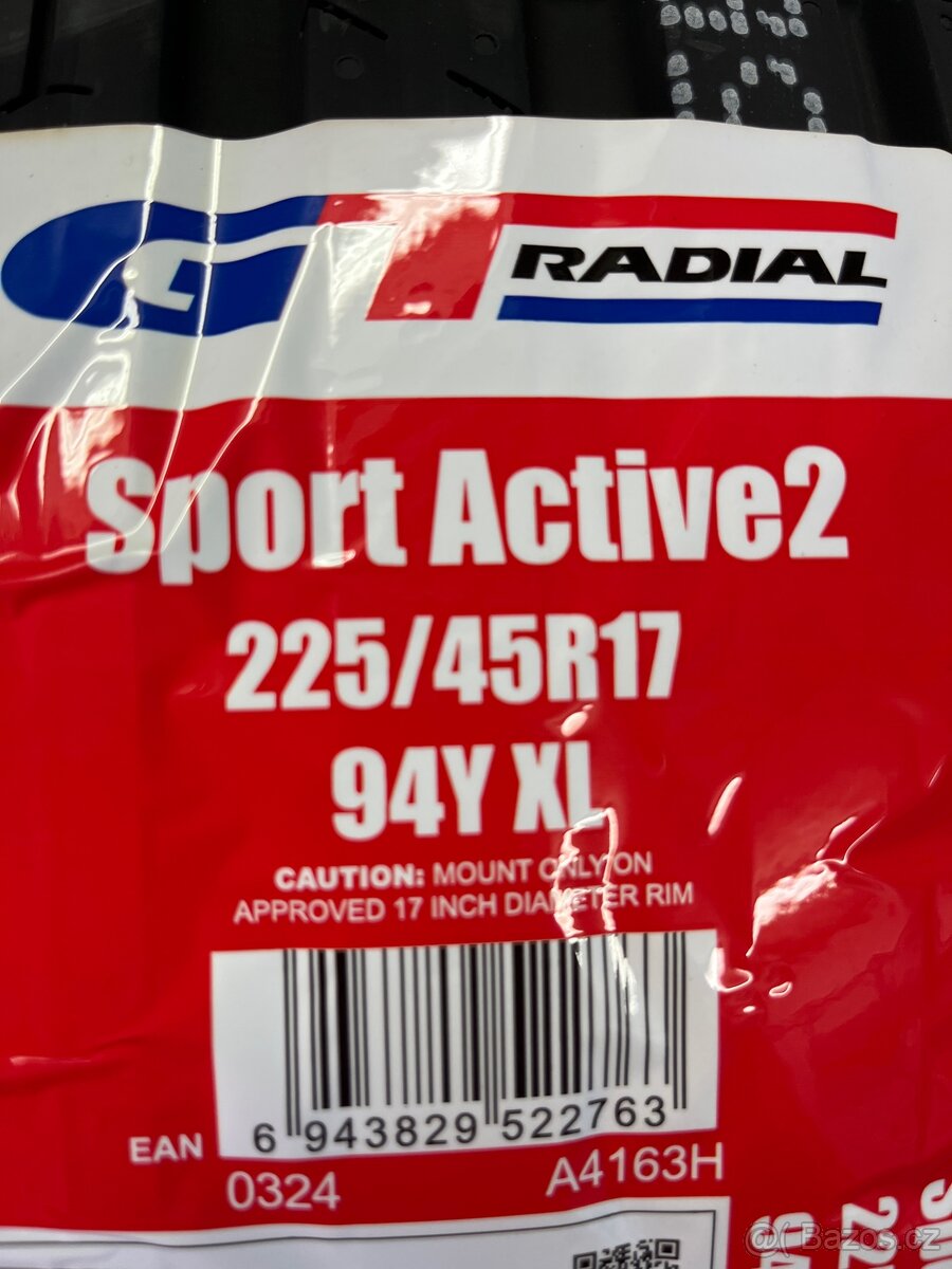 225/45/17 GT Radial -Akce - 4