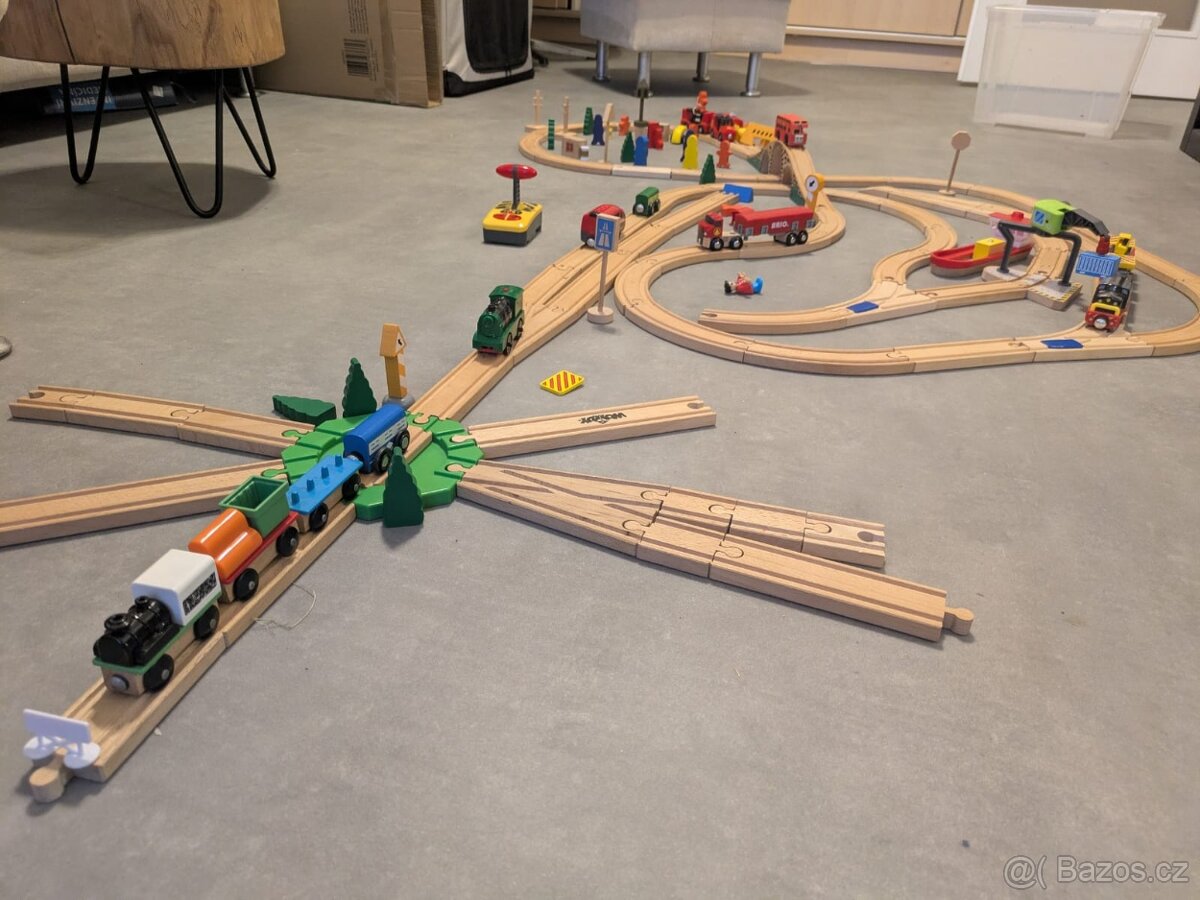 Dřevěné koleje a vláčky - 4