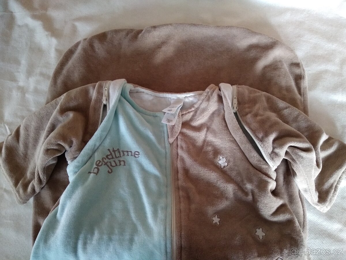 Teplý fusak na spaní, vel 80 měs, značka PUSBLU 4x foto - 4