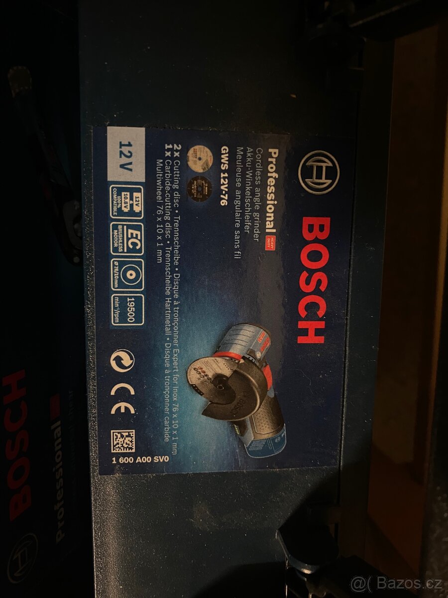 Bosch GWS 12V-76 + GUS 12V-300 + GLI 12V-330 - 4