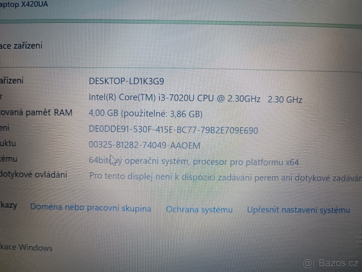 ASUS VivoBook 14 X420UA /Intel Core i3–7020U /128GB SSD W11 - 4