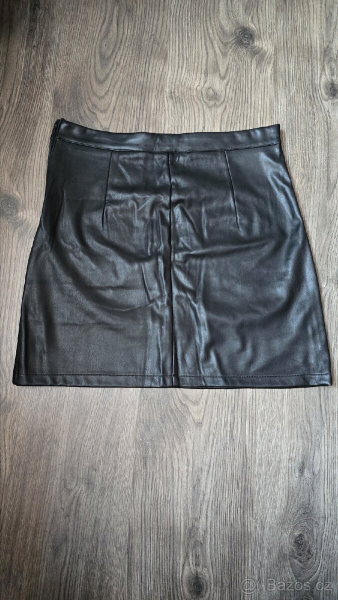 Koženková sukně vel.M - 4
