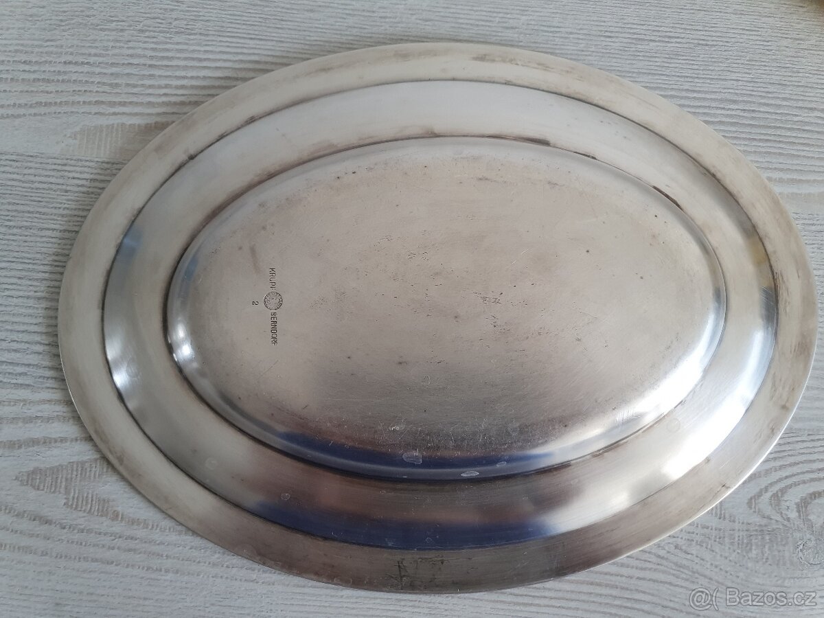 Postříbřený tác zn.Krupp Berndorf - 4