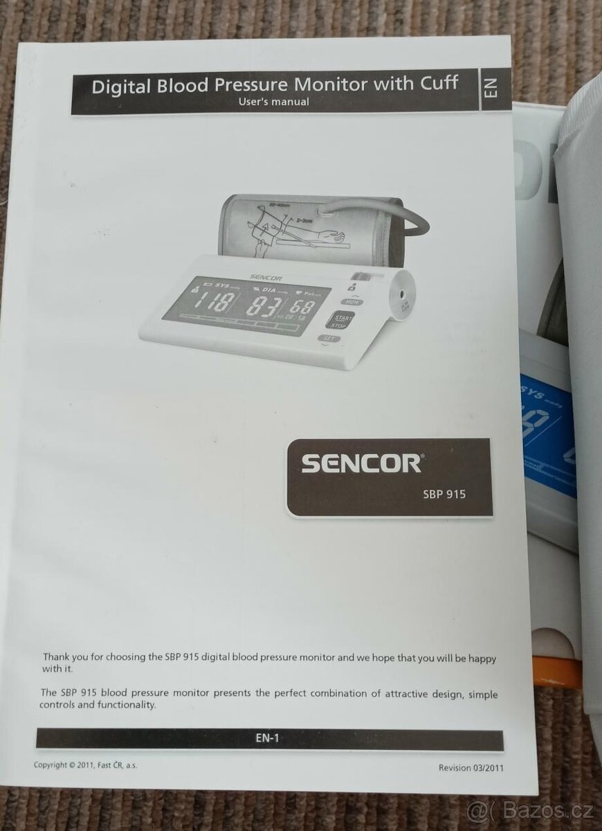 Tlakoměr Sencor SBP 915 - 4