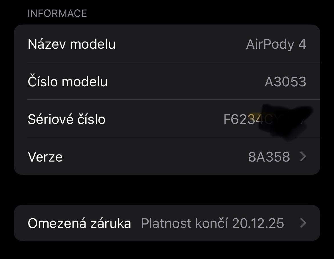 Airpods 4, jen leve sluchatko - 4