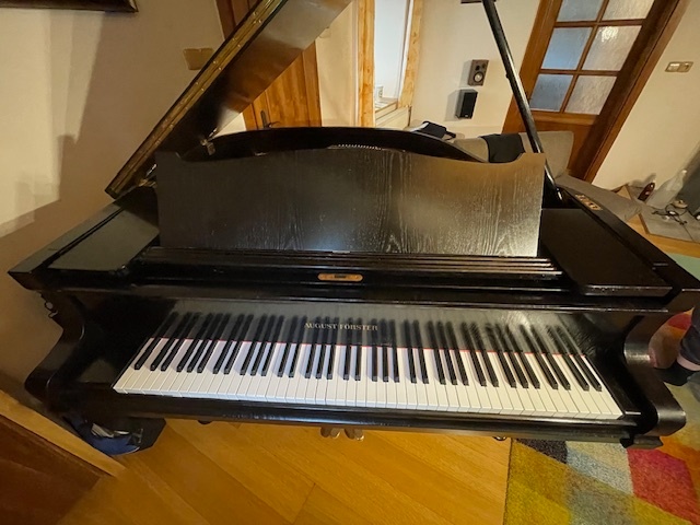Klavír – křídlo August Förster - 4