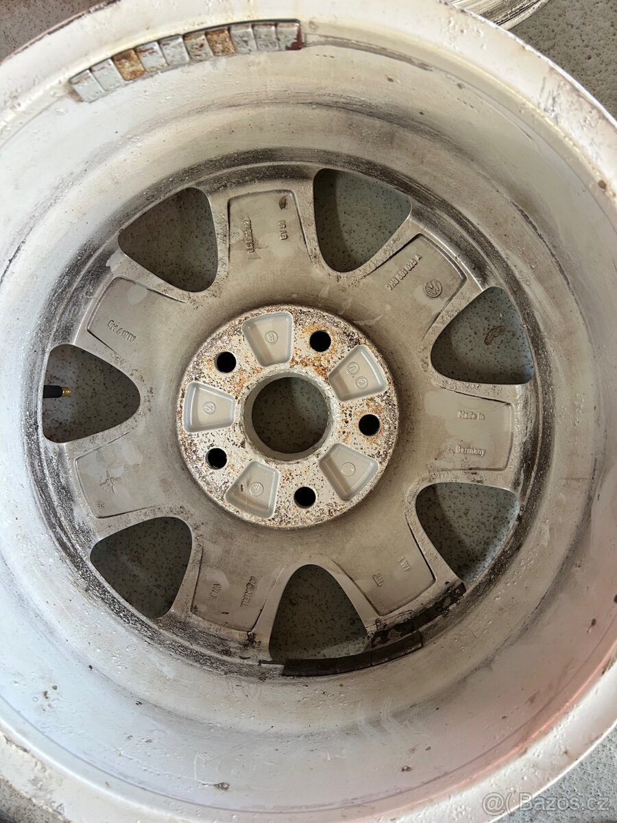 Alu kola VW 16” 5x120 6,5j16 et51 + pneu - 4