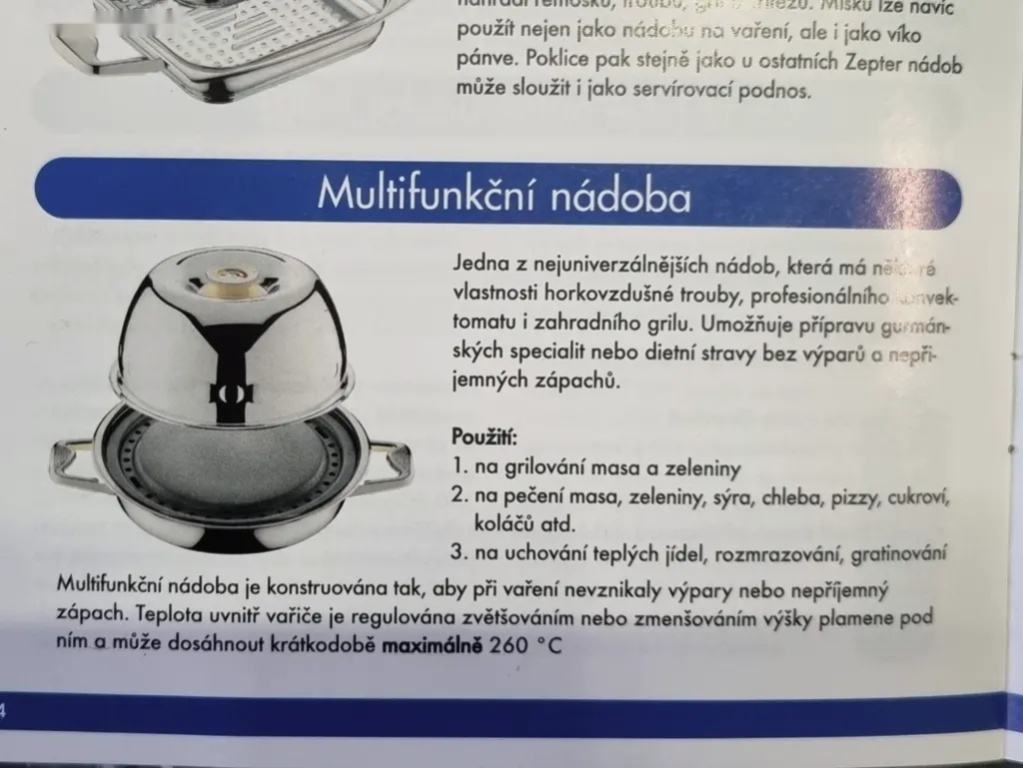 Multifunkční nádoba Zepter TF 990 - 4