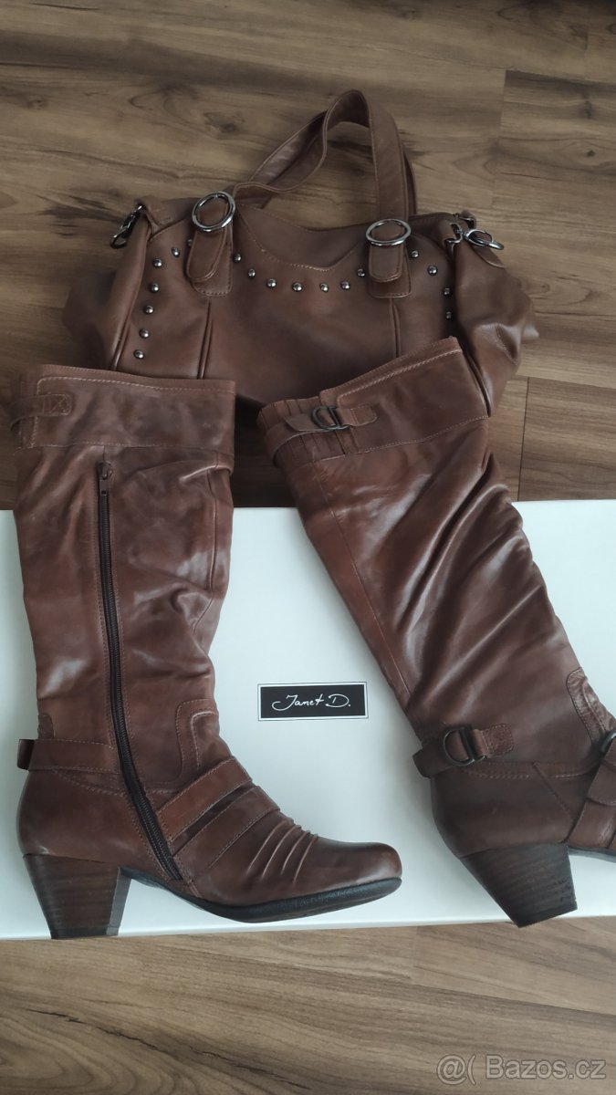 Kozačky vel.38 - kožené - 4