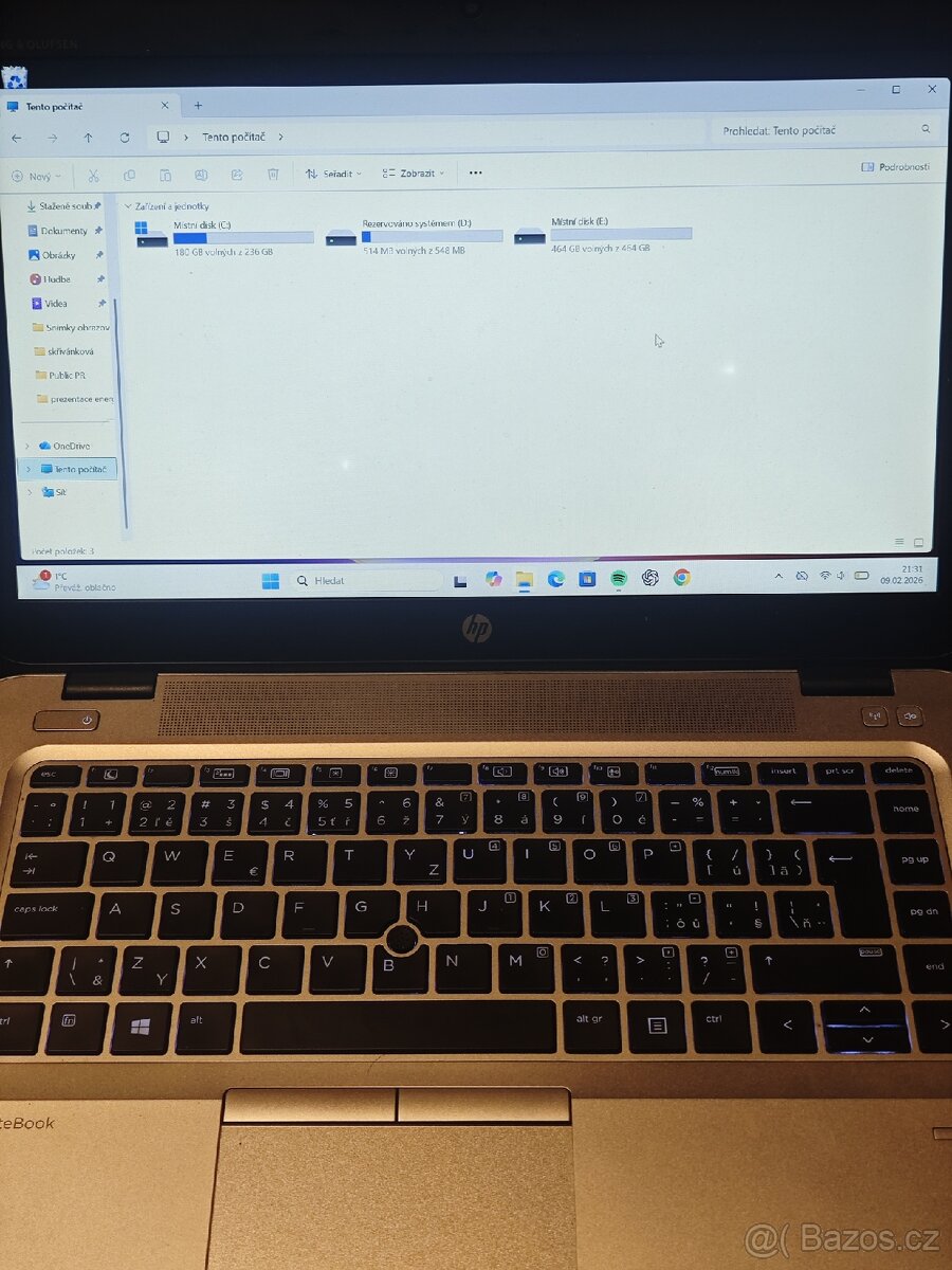 Prodám notebook HP Elitebook 840 G3 Windows 11 - 4