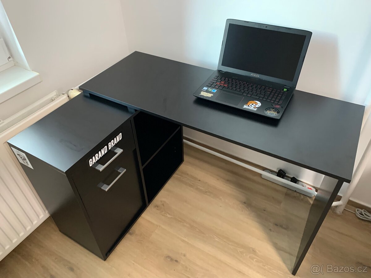 Rohový psací stůl - cena dohodou - 4