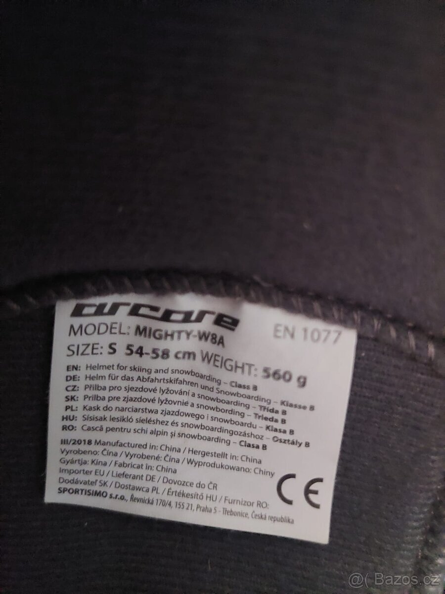 Lyžařská helma Arcore vel. 54-58 - 4