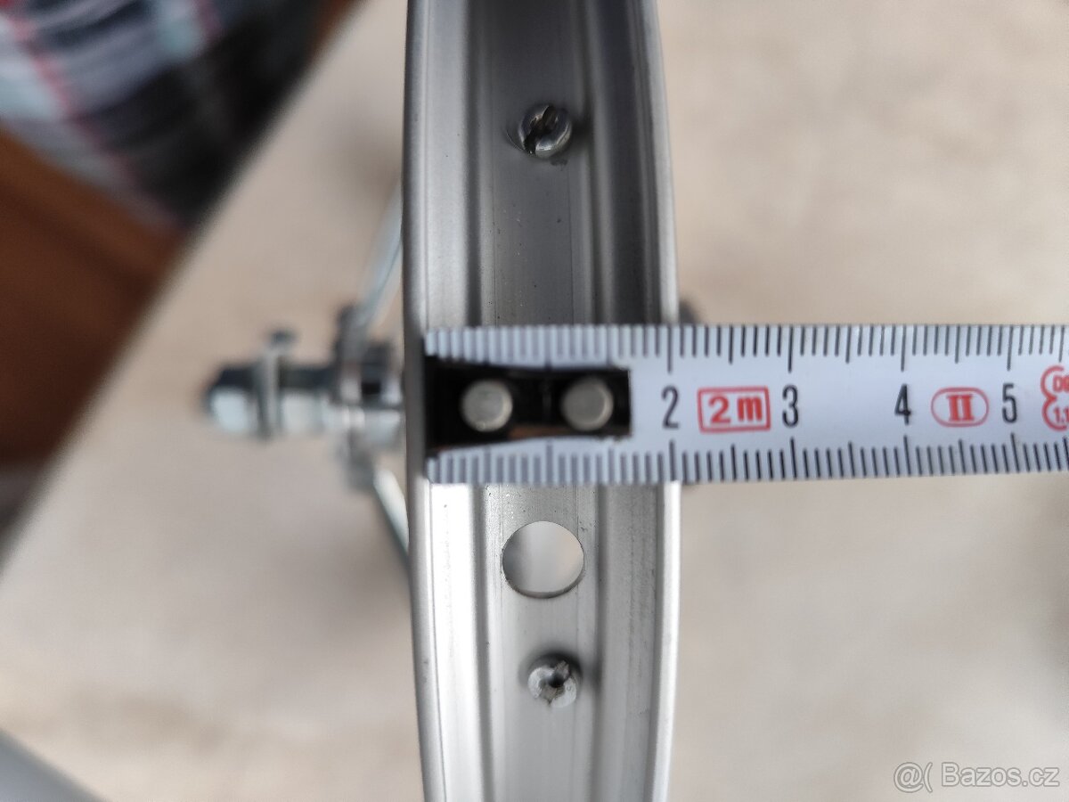 12" ALU ráfek s výpletem a nábojem na dětské kolo, kočárek - 4