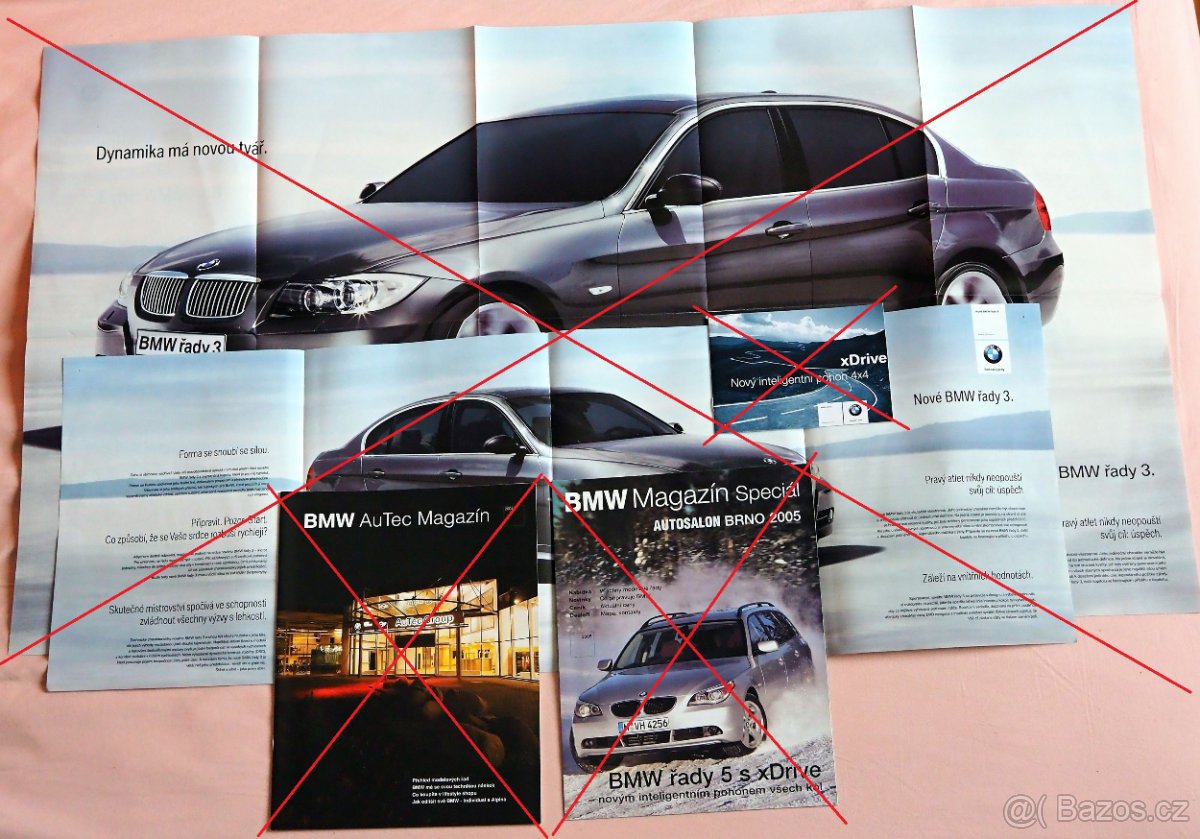 BMW magazín + speciál + katalogy X5 E53, řada 3 E92, M6 - 4