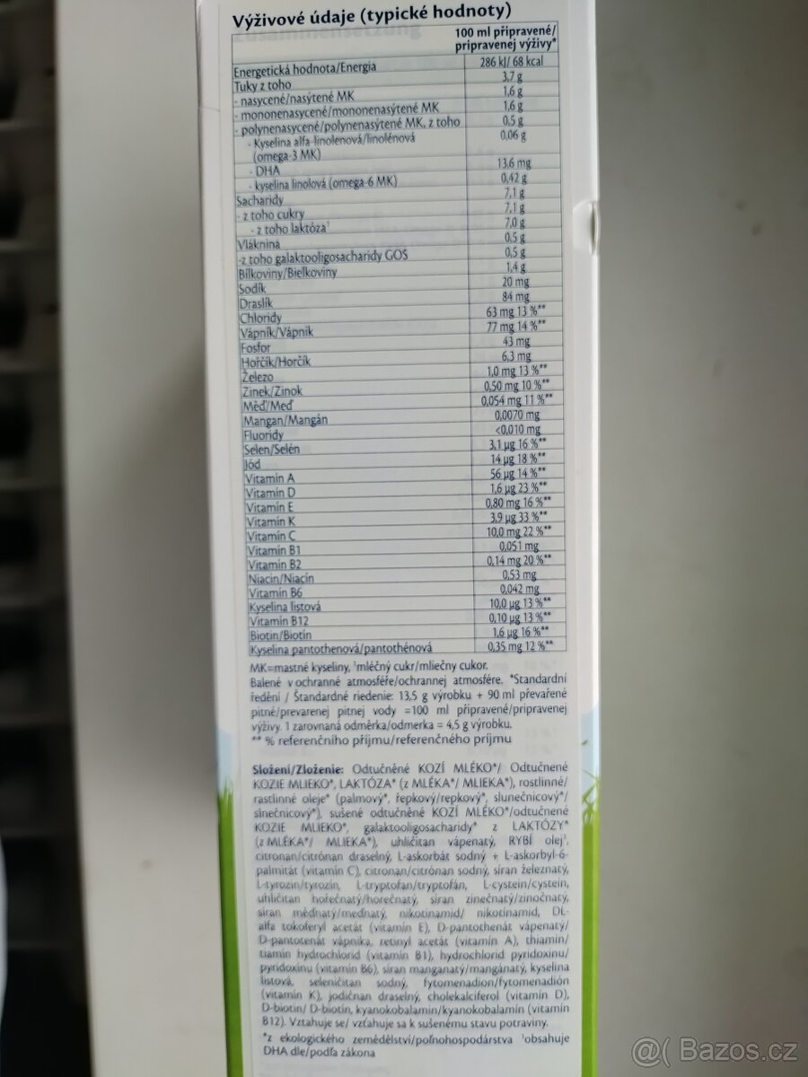 Hipp BIO kozí mléko 400g - 4