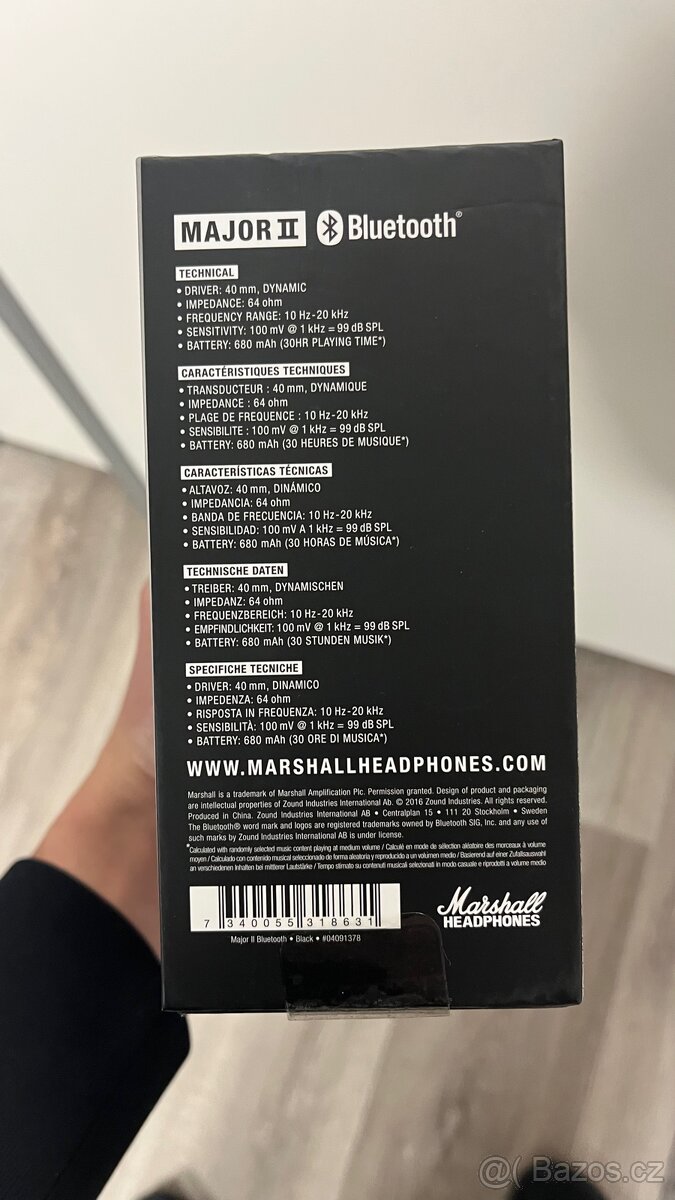 Marshall major II bluetooth - 4