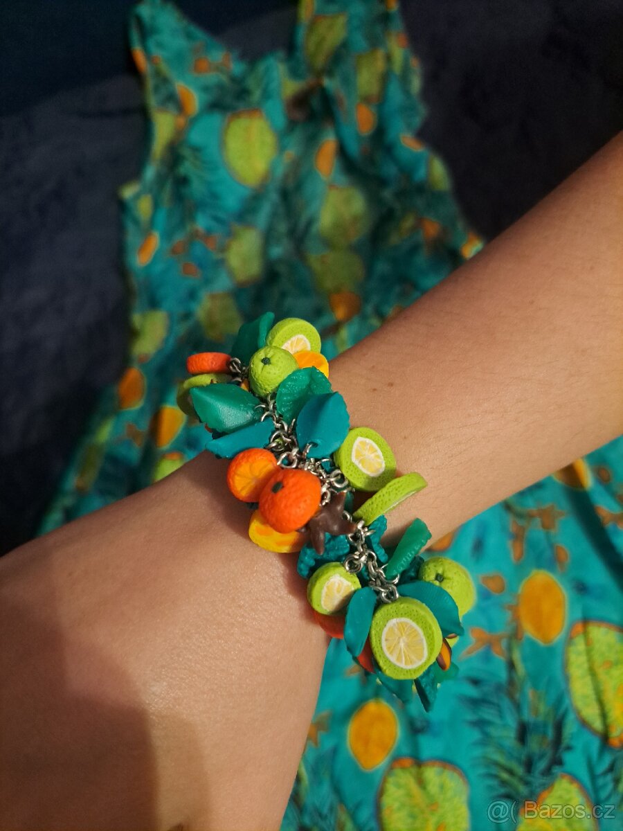 Set letní šaty+náramek - 4