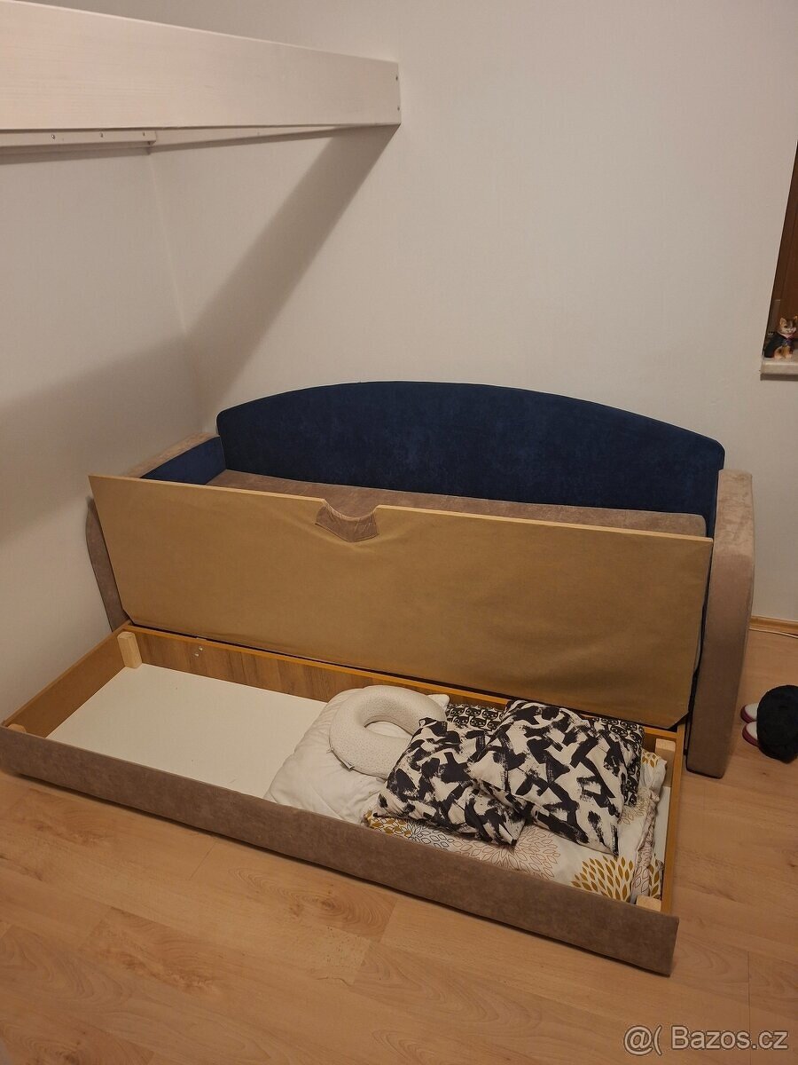 Rozkládací postel s úložným prostorem - 4