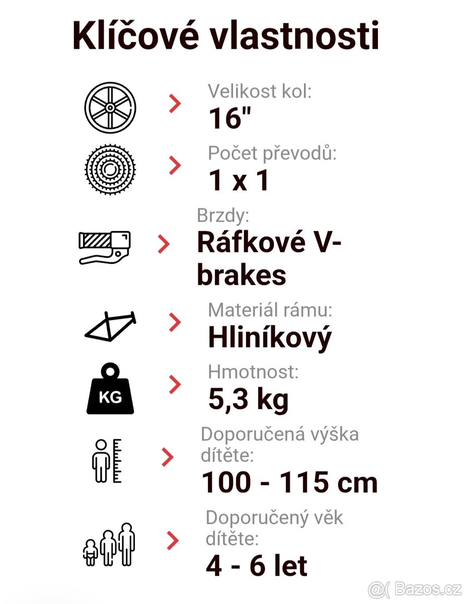 Dětské kolo Woom 16 - 4
