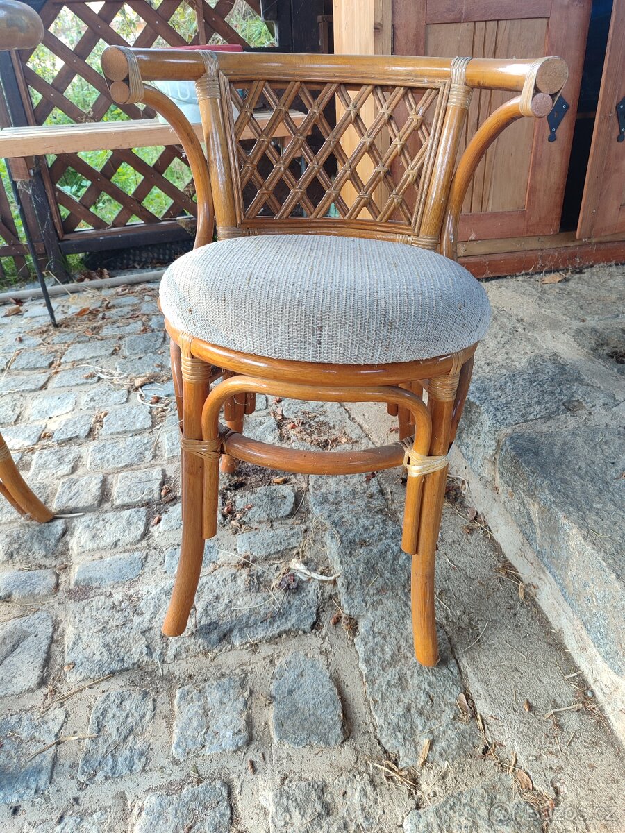 Ratanový jídelní set pro dva - 4