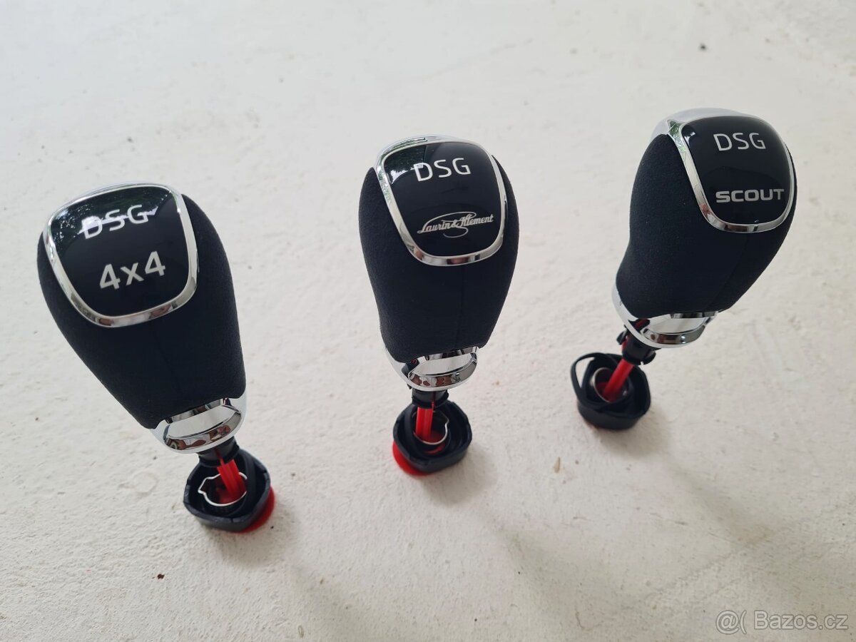 Alcantara / Perforovaná - hlavica DSG ŠKODA - 4