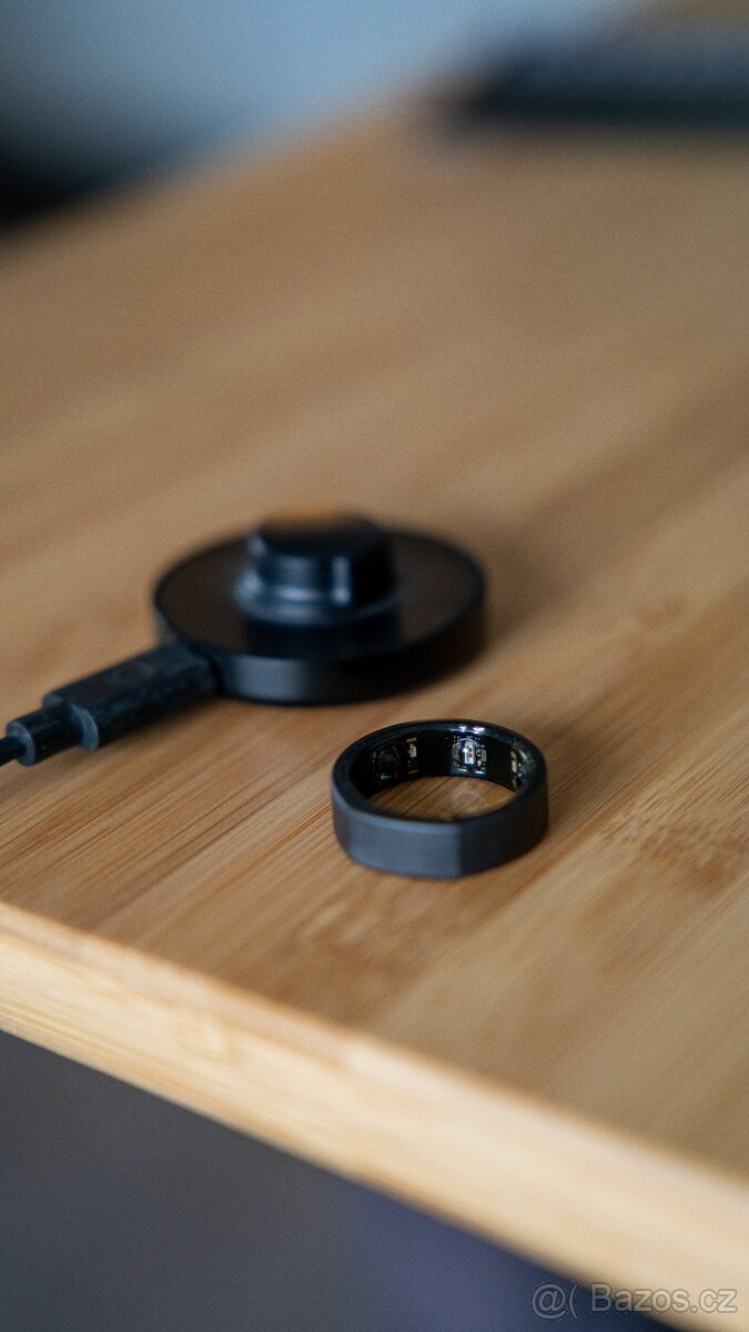 Chytrý prsten OURA RING v.4 STEALTH hranatý velikost 12 - 4