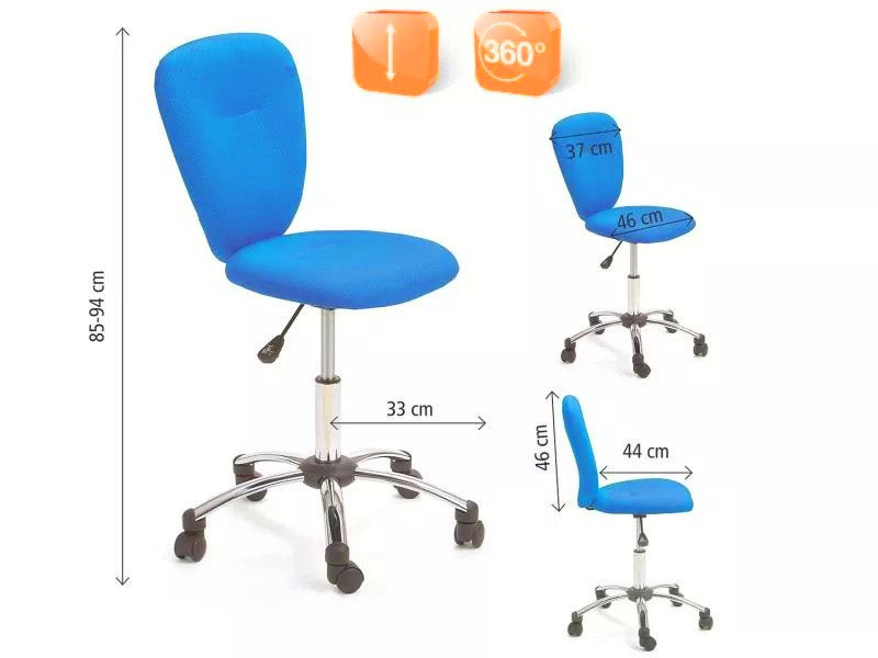 Dětská nastavitelná a otočná židle Luca do 80kg nová - 4
