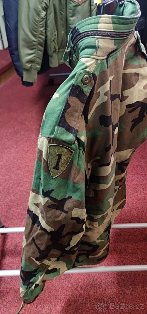 Bunda M65 woodland vel.L/L nenošená USA - 4