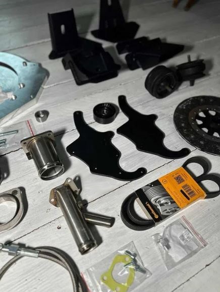 JEEP CHEROKEE XJ 2.5TD - SADA PŘÍSLUŠENSTVÍ PRO SWAP M57 - 4